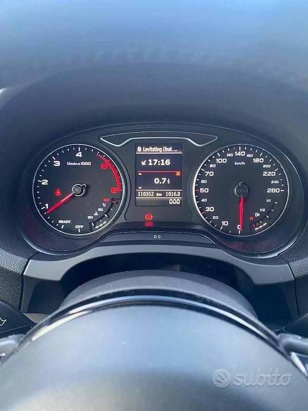 Usata Audi A3 Design 110 CV (80 kW) 2016 Nero Berlina