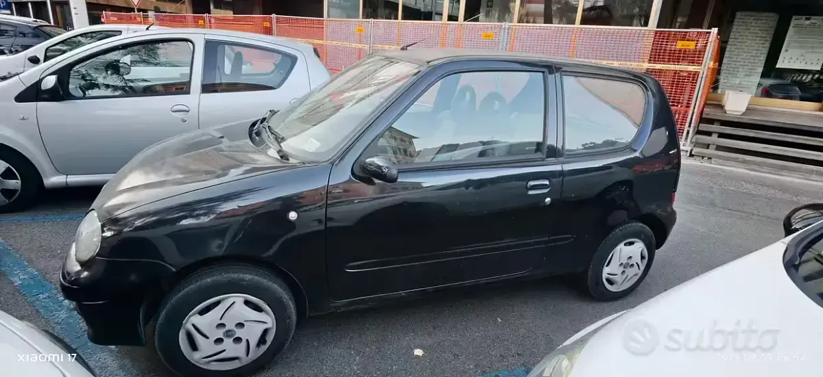 Usata Fiat 600 54 CV (39 kW) 2008 Nero Utilitaria