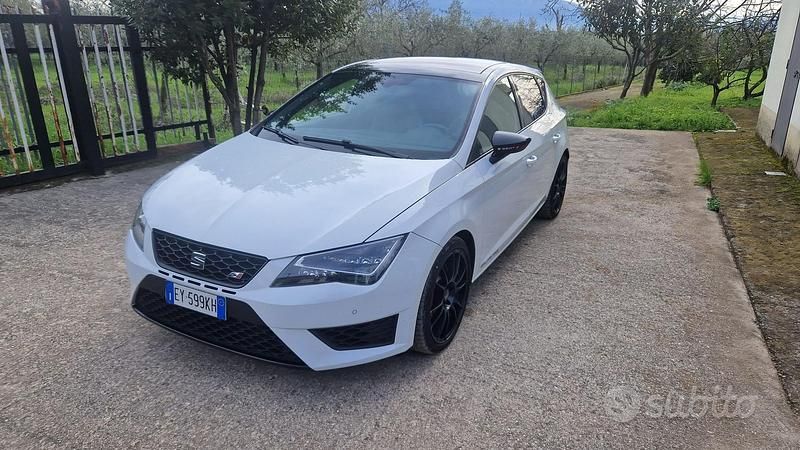 Usata Seat Leon CUPRA 280 CV (205 kW) 2015 Bianco Berlina