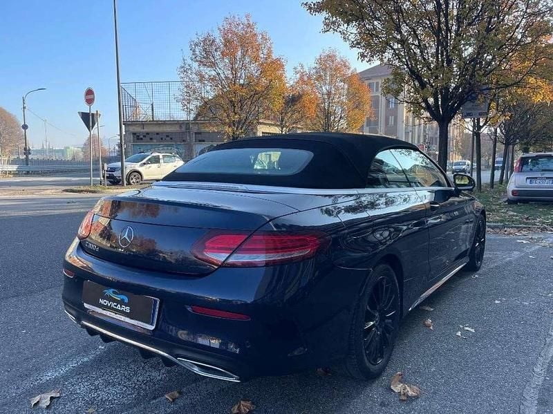 Usata Mercedes C300 Premium Plus 245 CV (180 kW) 2020 Blu/azzurro Cabrio