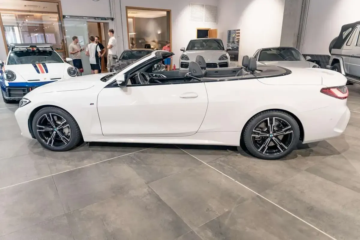 Usata BMW 430 Cabriolet M Sport 286 CV (210 kW) 2022 Bianco Cabrio