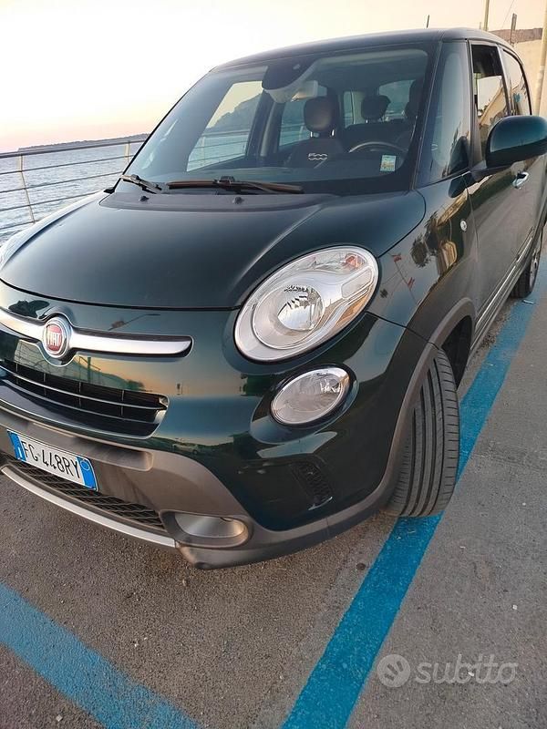 Usata Fiat 500L 95 CV (69 kW) 2016 Verde Monovolume
