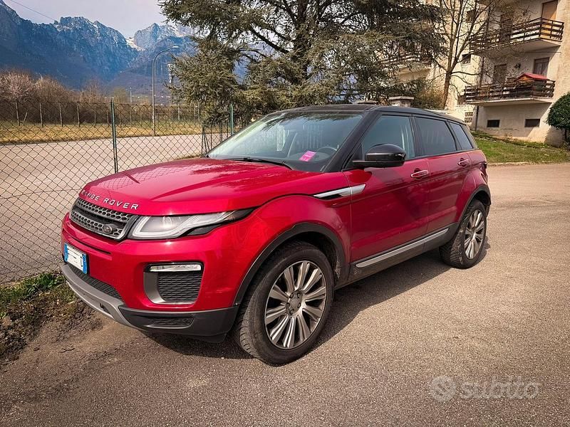 Usata Land Rover Range Rover evoque HSE Dynamic 150 CV (110 kW) 2017 Rosso SUV