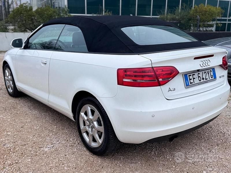 Usata Audi A3 Cabriolet Young 105 CV (77 kW) 2011 Bianco Cabrio