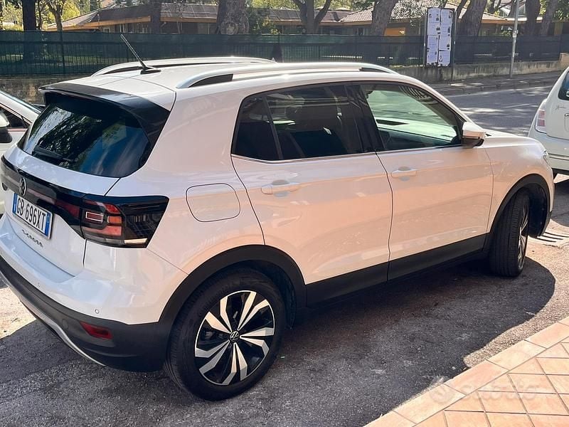Usata VW T-Cross Advance 110 CV (80 kW) 2021 Bianco SUV