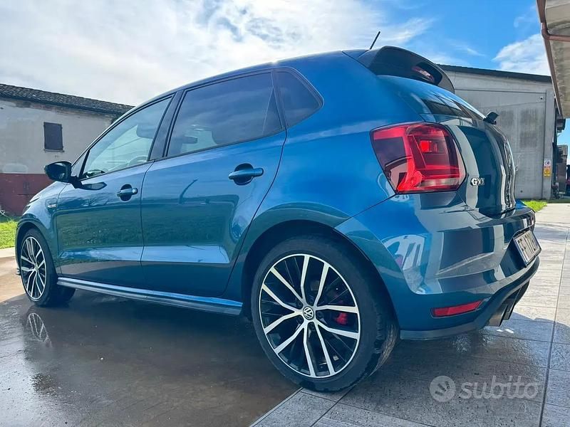 Usata VW Polo GTI 192 CV (141 kW) 2016 Blu Berlina