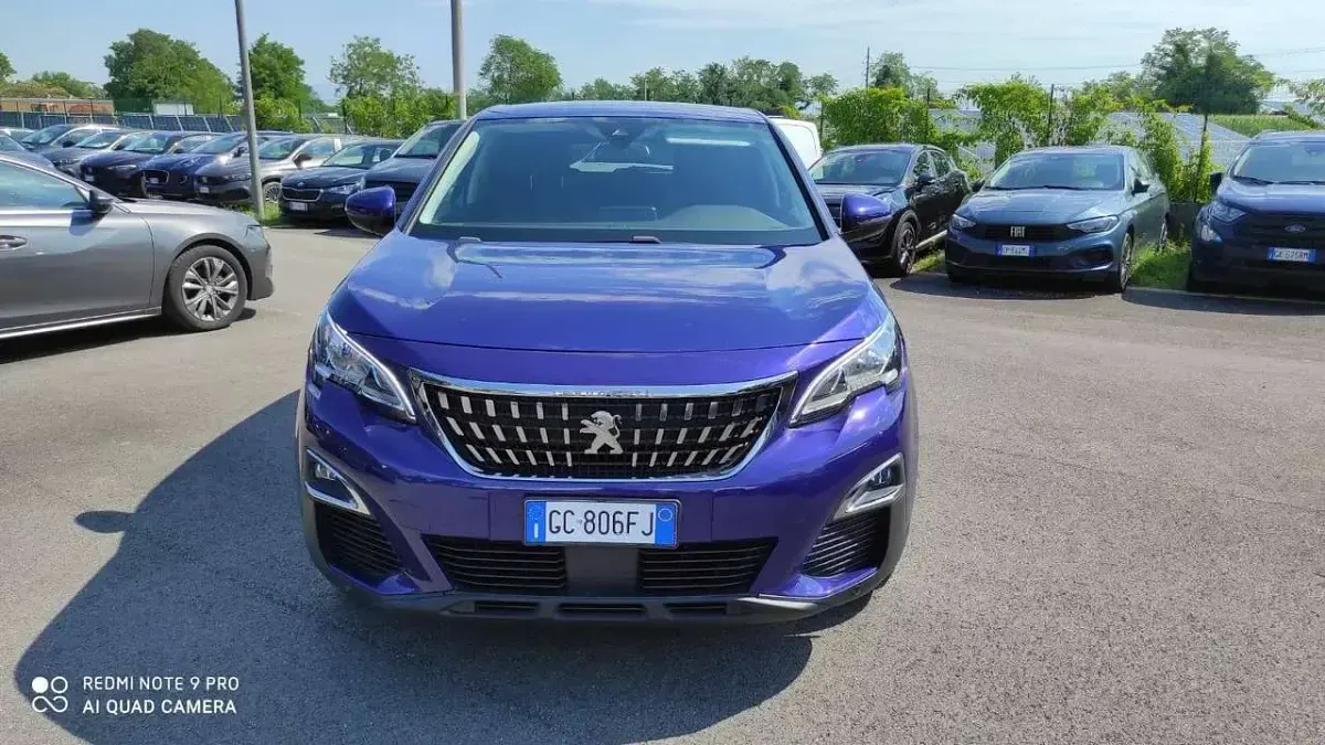 Usata Peugeot 3008 Business-Line 131 CV (96 kW) 2020 Blu/azzurro SUV