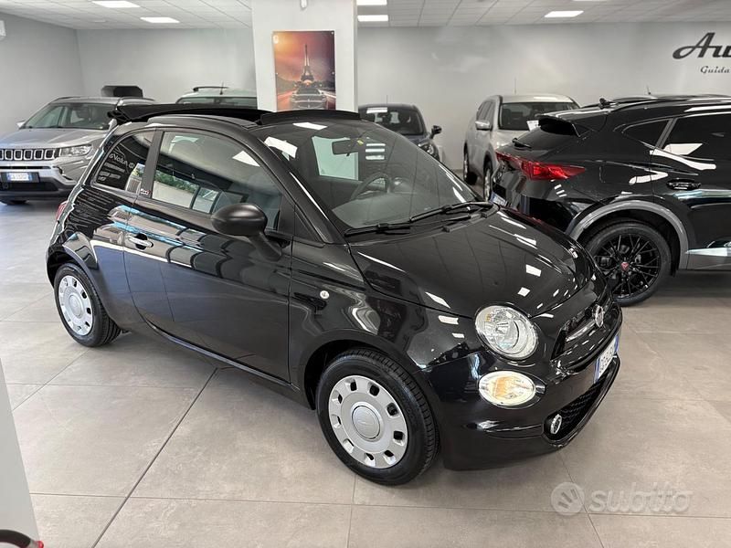 Usata Fiat 500C 70 CV (51 kW) 2021 Nero Cabrio