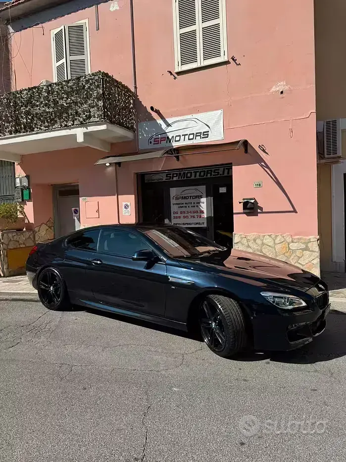 Usata BMW 640 M Sport 313 CV (230 kW) 2018 Blu Coupé