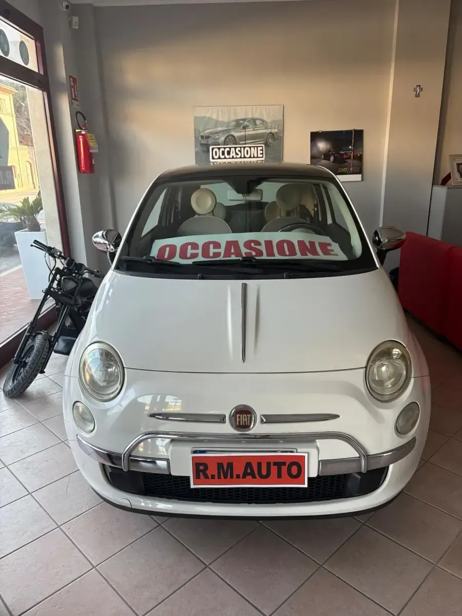 Usata Fiat 500 69 CV (50 kW) 2008 Bianco Berlina