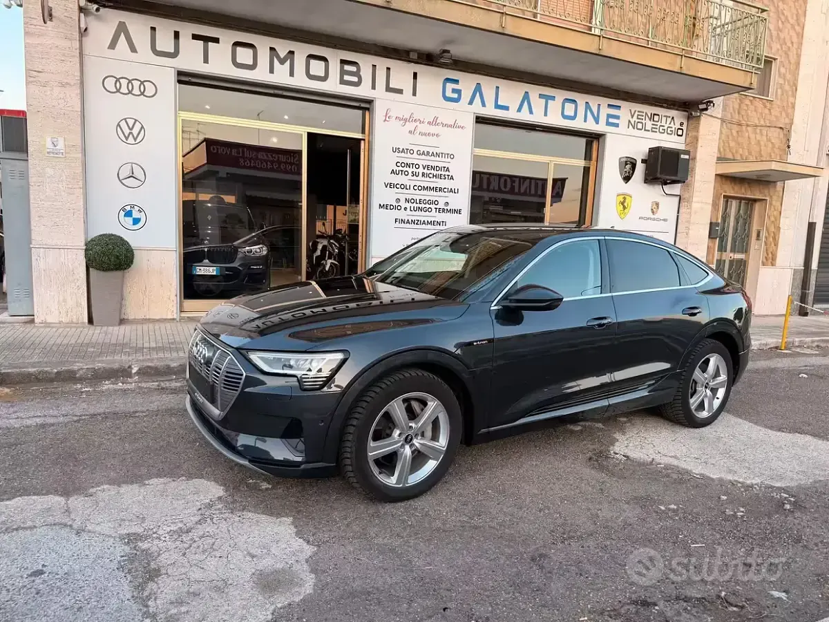 Usata Audi e-tron S-Line 225 kW (307 CV) 2021 Grigio SUV