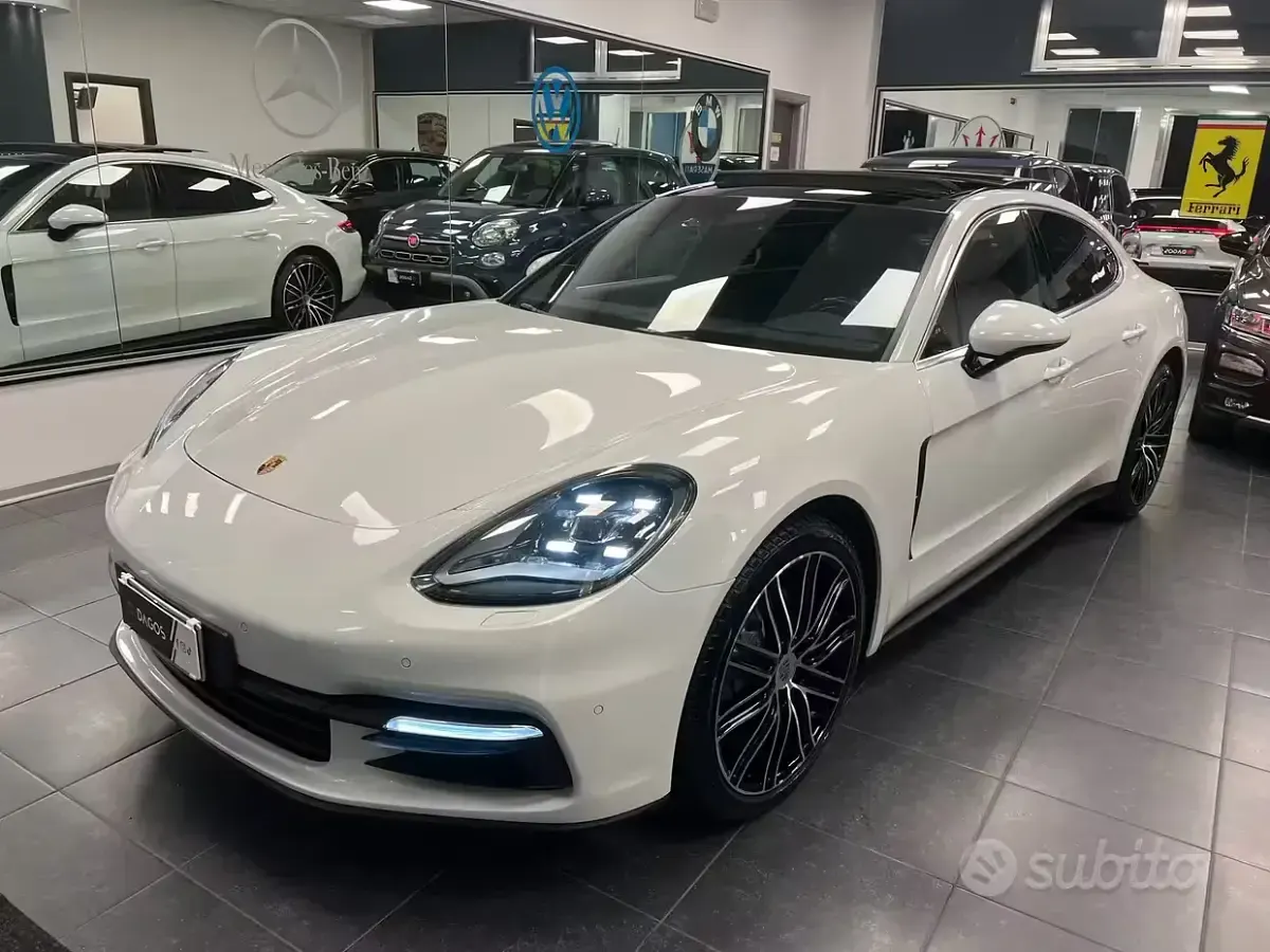 Usata Porsche Panamera 4S Diesel 422 CV (310 kW) 2017 Bianco Utilitaria