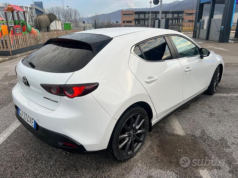 Usata Mazda 3 Exceed 116 CV (85 kW) 2020 Bianco Berlina