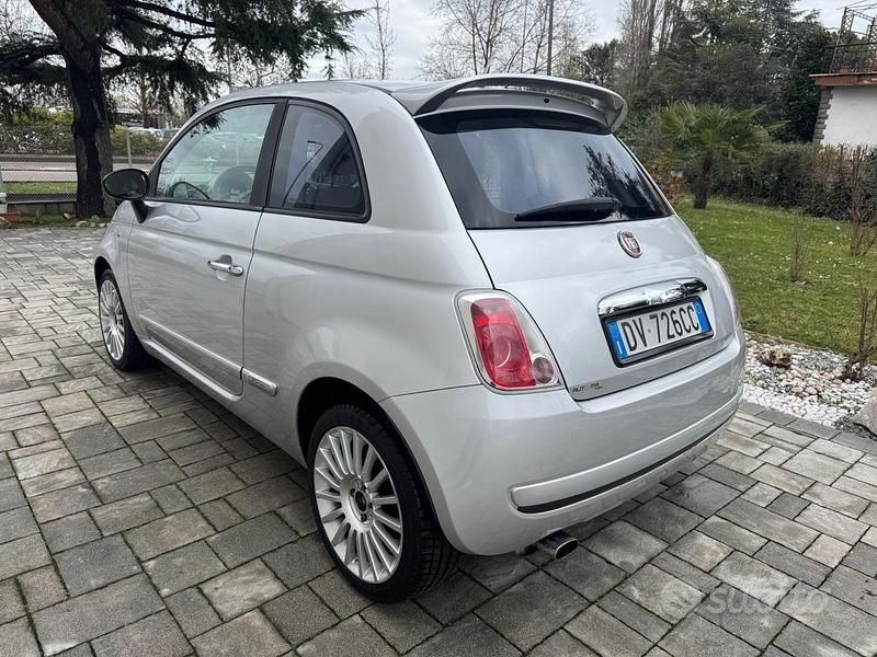 Usata Fiat 500 Pop 69 CV (50 kW) 2009 Grigio Cabrio