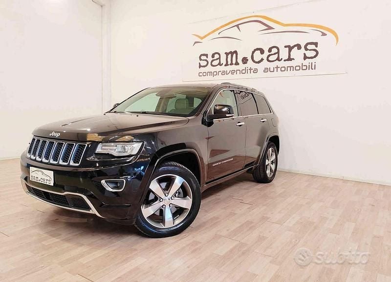 Usata Jeep Grand Cherokee Overland 250 CV (183 kW) 2014 Nero SUV
