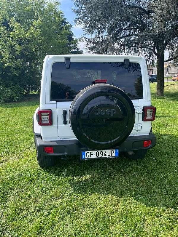 Usata Jeep Wrangler Sahara 272 CV (200 kW) 2021 Bianco SUV