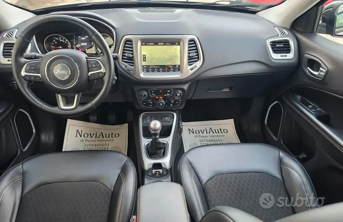Usata Jeep Compass 120 CV (88 kW) 2017 Nero SUV