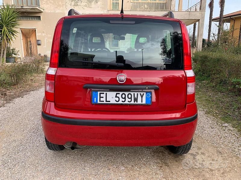 Usata Fiat Panda 2012 Rosso Utilitaria