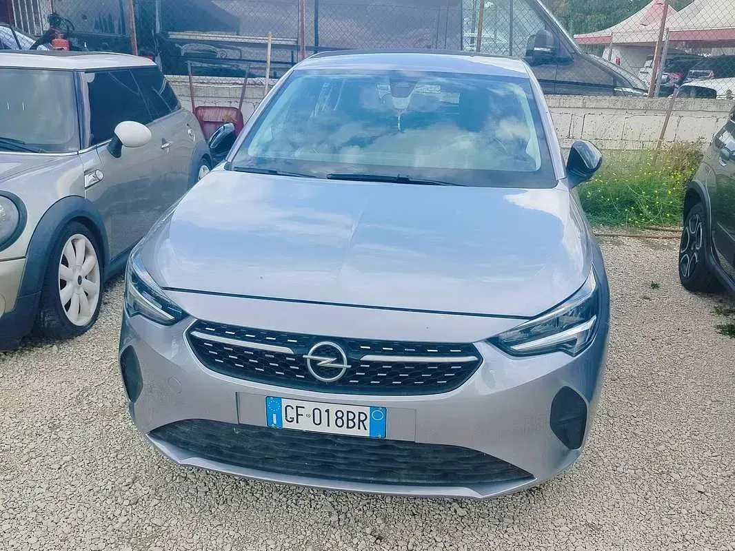 Usata Opel Corsa Elegance 101 CV (74 kW) 2021 Grigio Utilitaria