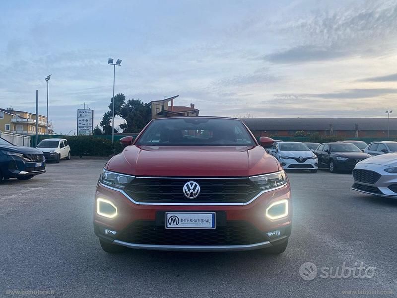 Usata VW T-Roc Cabriolet Style 150 CV (110 kW) 2020 Rosso Cabrio
