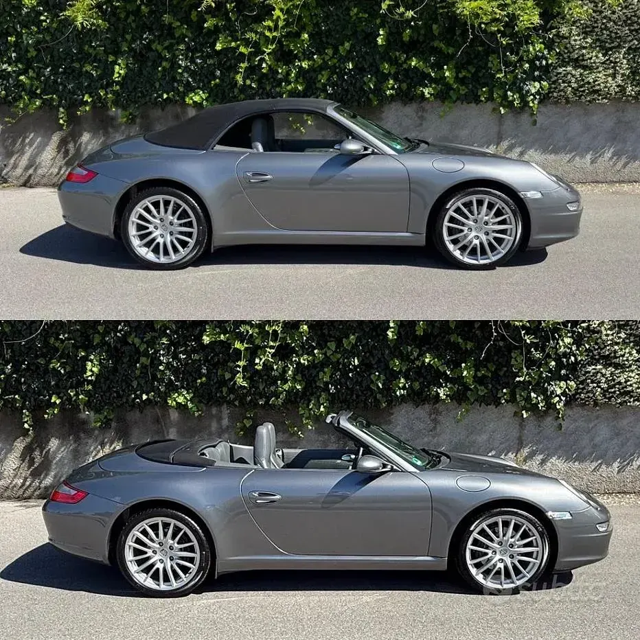 Usata Porsche 911 Carrera Cabriolet 325 CV (239 kW) 2007 Antracite Cabrio