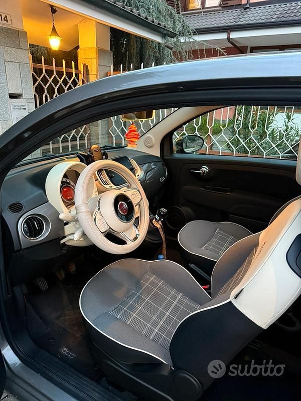 Usata Fiat 500 Mirror 69 CV (50 kW) 2019 Grigio Utilitaria