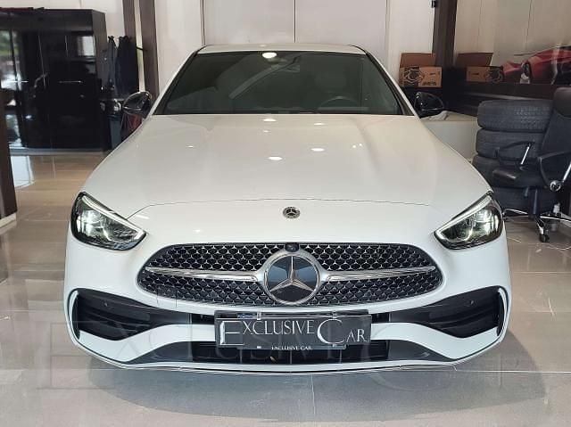 Usata Mercedes C300e Premium 204 CV (150 kW) 2023 Bianco Station wagon
