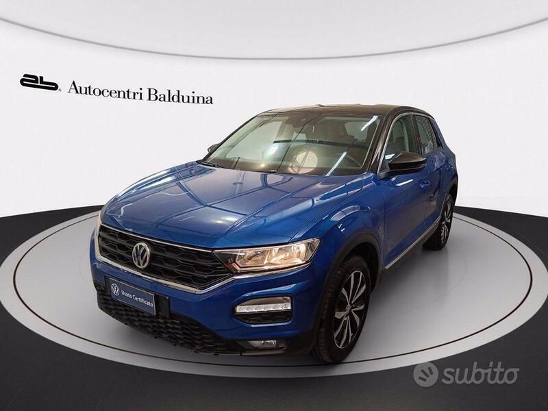 Blu ravenna met /tetto nero Usata 2020 VW T-Roc Style SUV | 18.600 € (Super prezzo) - Immagine 1/4
