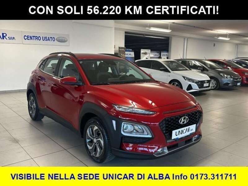 Usata Hyundai Kona 105 CV (77 kW) 2020 Rosso SUV