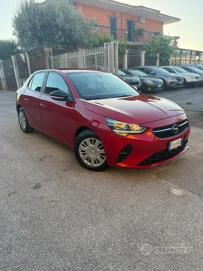 Usata Opel Corsa Elegance 75 CV (55 kW) 2020 Rosso Utilitaria