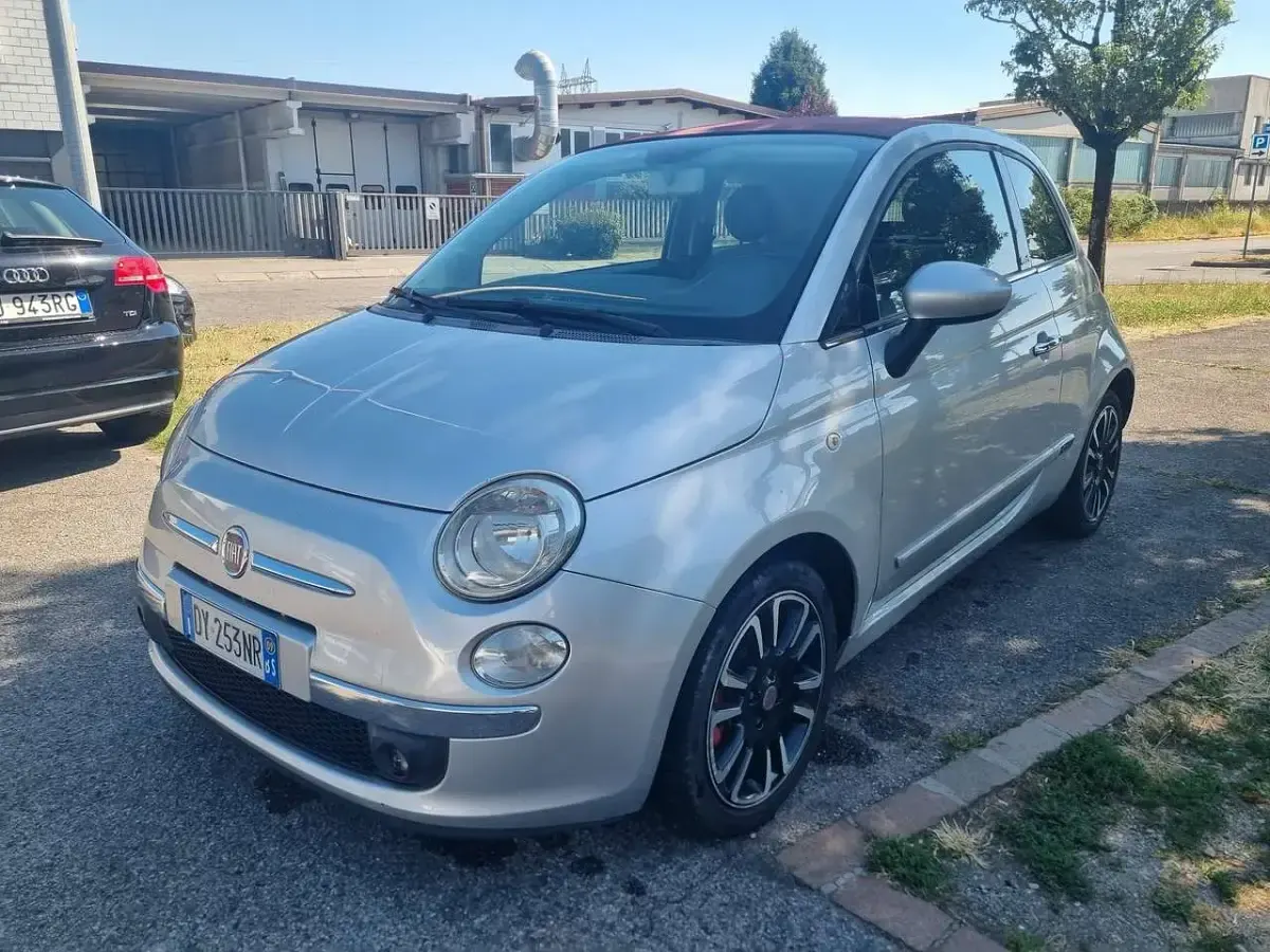Usata Fiat 500C Lounge 101 CV (74 kW) 2009 Argento Cabrio