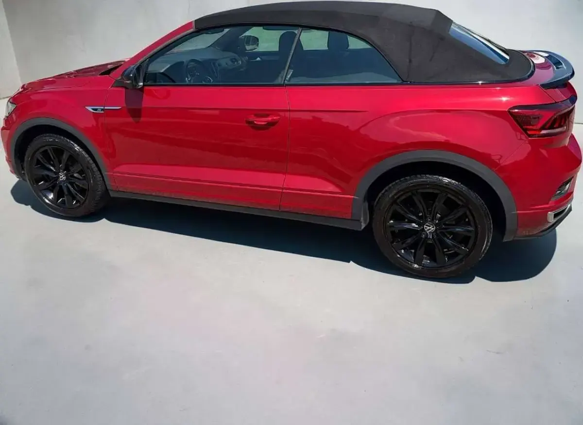 Usata VW T-Roc Cabriolet R-line 150 CV (110 kW) 2021 Rosso Cabrio