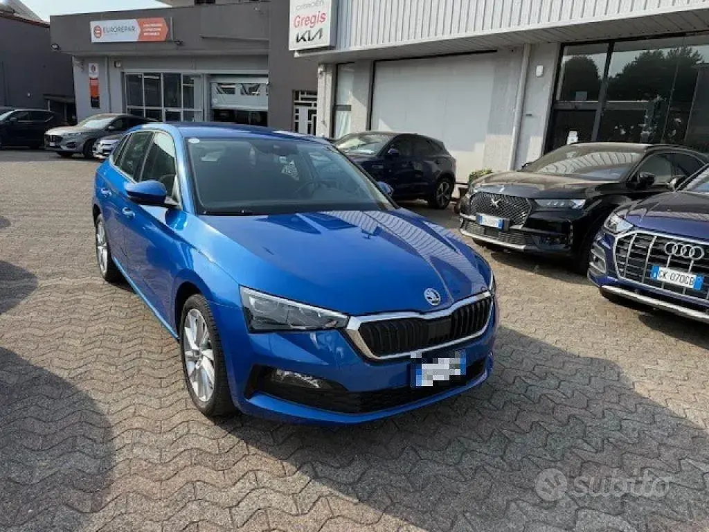Usata Skoda Scala Style 110 CV (80 kW) 2022 Blu Utilitaria