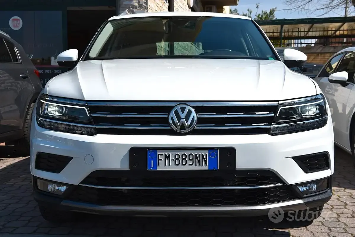 Usata VW Tiguan Style 150 CV (110 kW) 2018 Bianco SUV