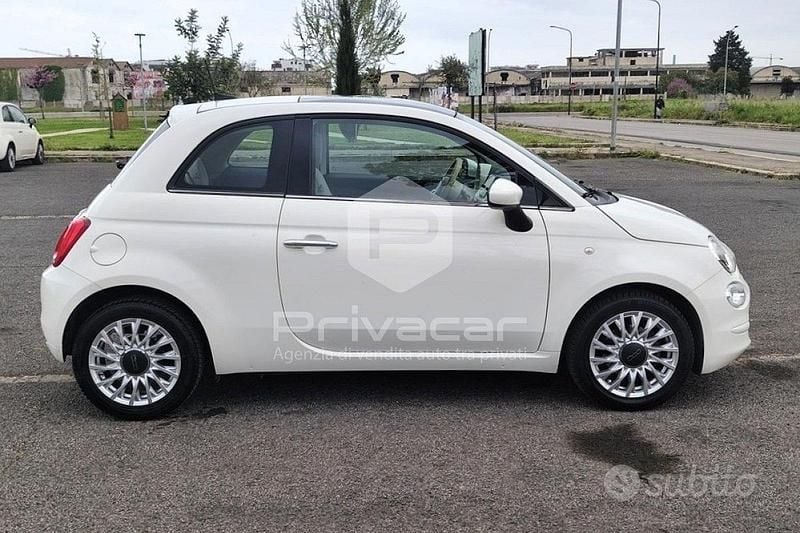 Usata Fiat 500 Lounge 69 CV (50 kW) 2019 Bianco Utilitaria