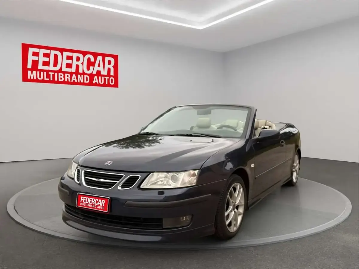 Usata Saab 9-3 Cabriolet Aero 210 CV (154 kW) 2005 Blu Cabrio