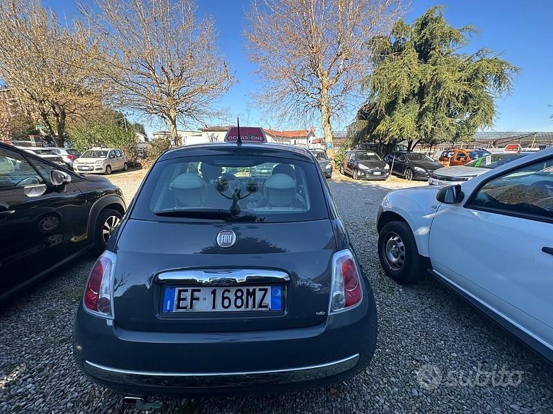 Usata Fiat 500 Lounge 69 CV (50 kW) 2011 Marrone Berlina