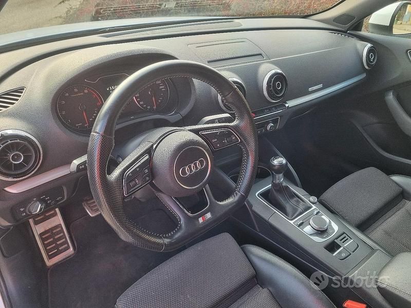 Usata Audi A3 S-Line 150 CV (110 kW) 2016 Bianco Berlina