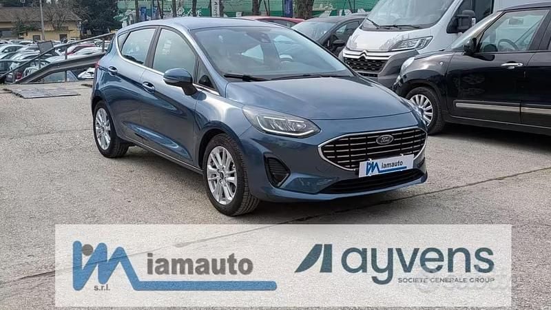 Usata Ford Fiesta Titanium 125 CV (91 kW) 2022 Blu Utilitaria