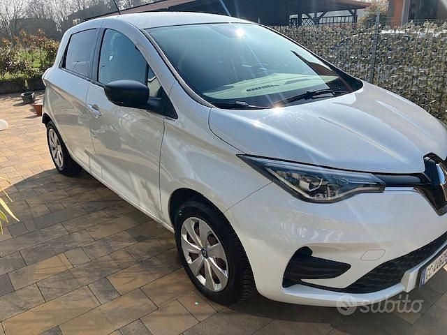 Usata Renault Zoe Zen 50 kW (69 CV) 2020 Bianco Utilitaria