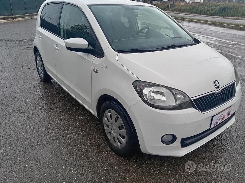 Bianco Usata 2016 Skoda Citigo G-TEC Ambition Utilitaria | 7500 € (Buon prezzo) - Immagine 1/4
