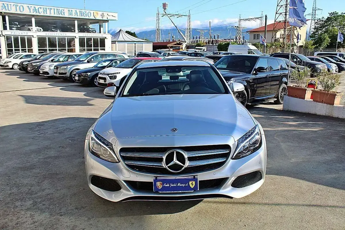 Usata Mercedes C220 Premium 170 CV (125 kW) 2019 Argento Berlina