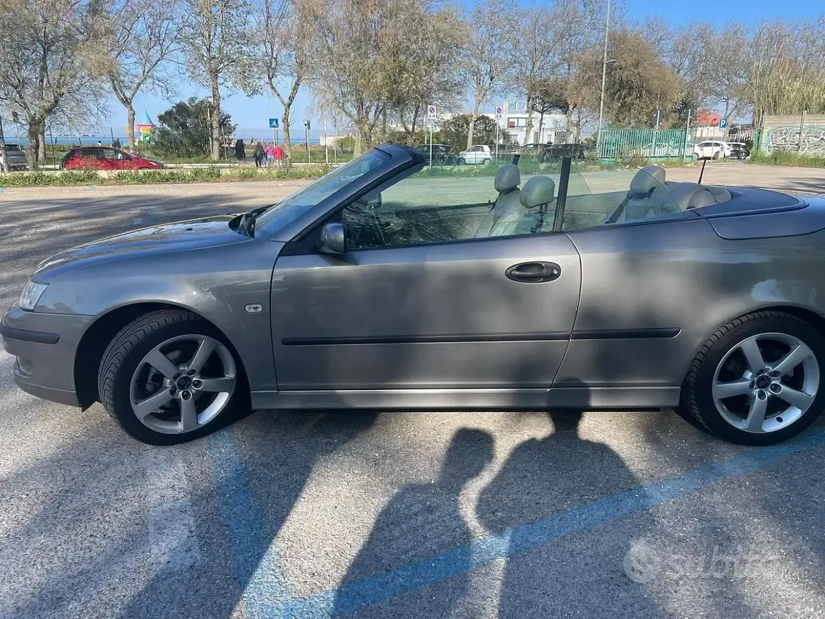 Usata Saab 9-3 Vector 150 CV (110 kW) 2005 Grigio Cabrio