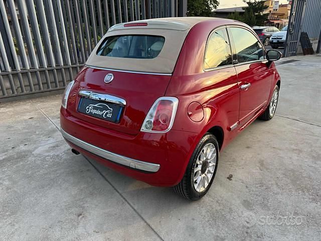 Usata Fiat 500C Rock 69 CV (50 kW) 2010 Rosso(met.) Cabrio