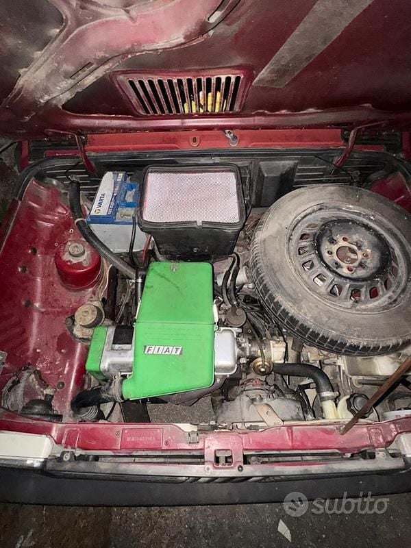 Usata Fiat 750 1986 Rosso Berlina