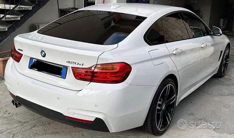 Usata BMW 420 Coupé Sport Line 190 CV (139 kW) 2015 Bianco Coupé