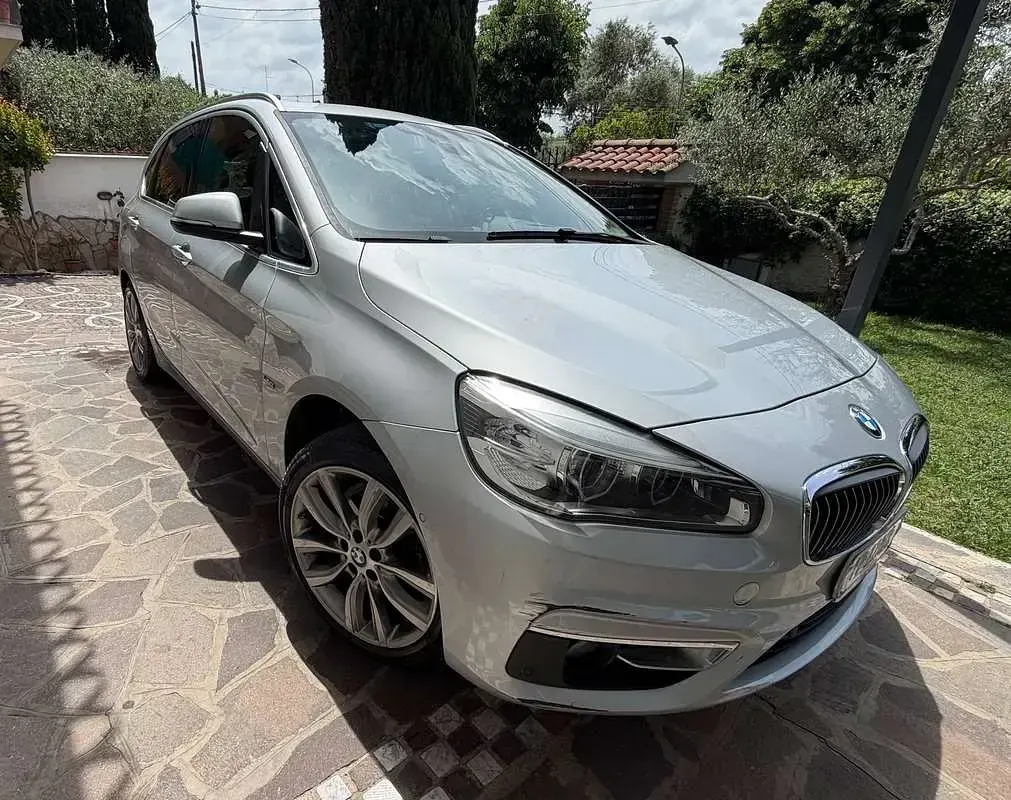 Usata BMW 218 Active Tourer 150 CV (110 kW) 2018 Argento Monovolume