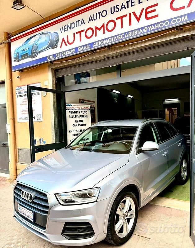 Grigio Usata 2015 Audi Q3 Design SUV | 13.799 € (Buon prezzo) - Immagine 1/4