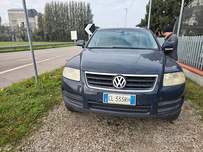 Usata VW Touareg R 174 CV (127 kW) 2004 Blu SUV