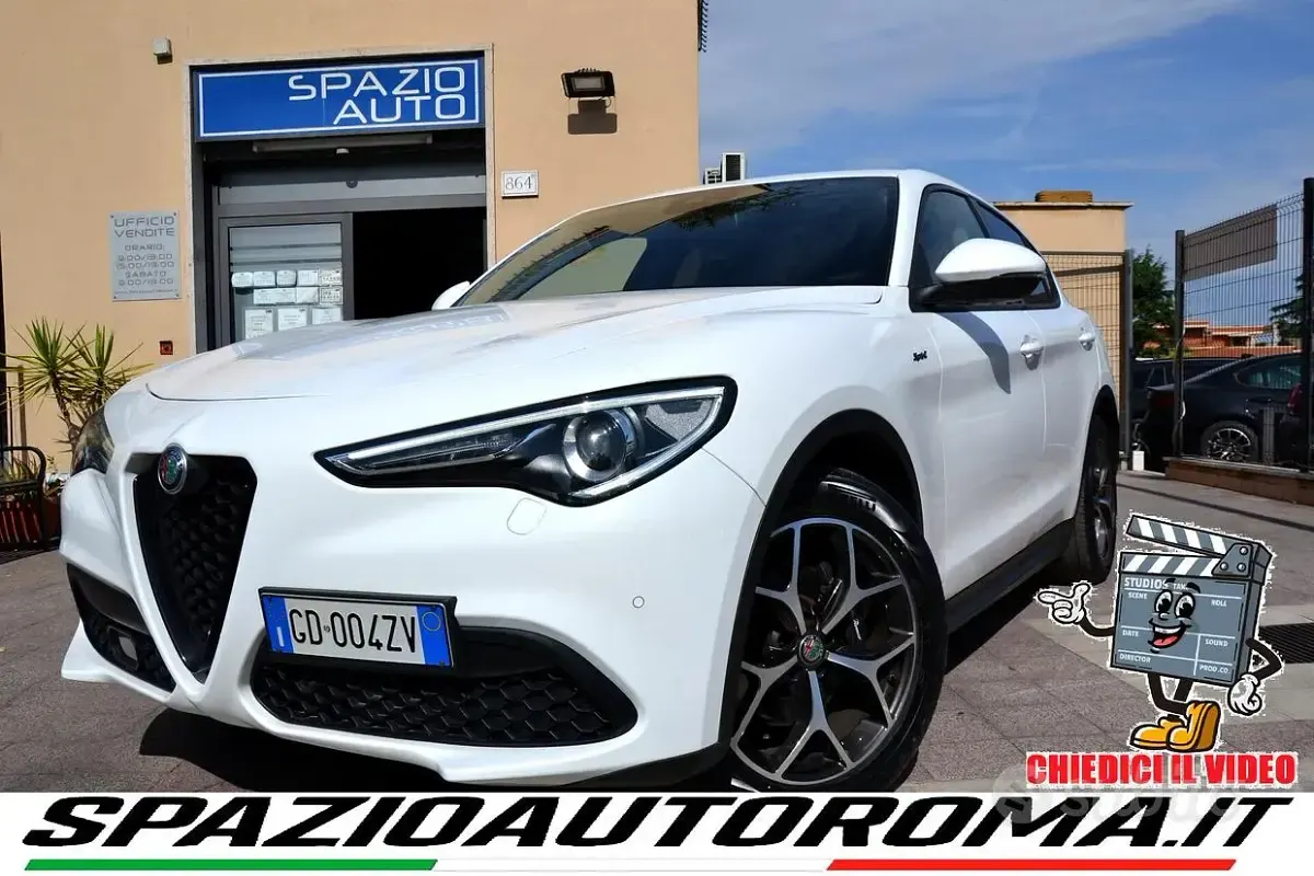 Usata Alfa Romeo Stelvio Sprint 190 CV (139 kW) 2021 Bianco SUV